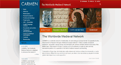 Desktop Screenshot of carmen-medieval.net