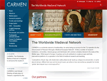 Tablet Screenshot of carmen-medieval.net